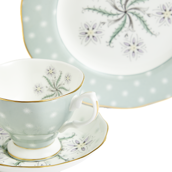 100 Years Teacup/Saucer/Plate Set 1950 Jubilee