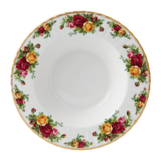 Old Country Roses Rim Soup 21cm