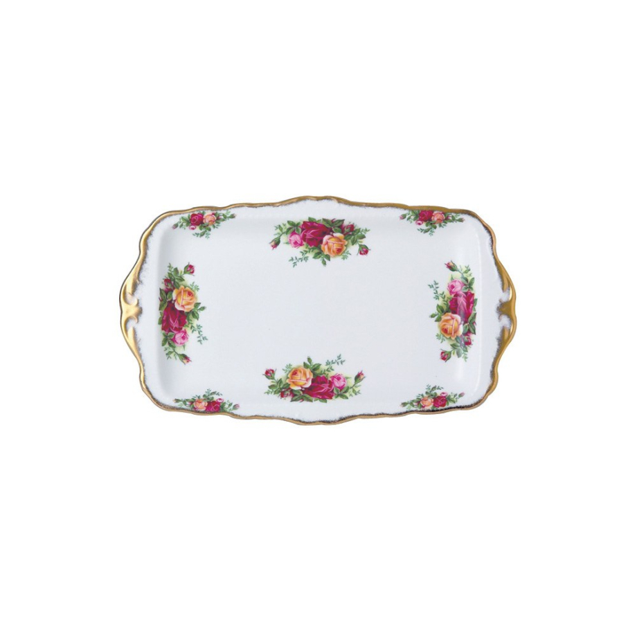 Old Country Roses Sandwich Tray