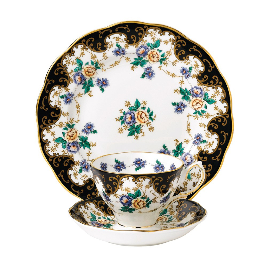 100 Years Teaware Teacup, Saucer, Plate 1910
