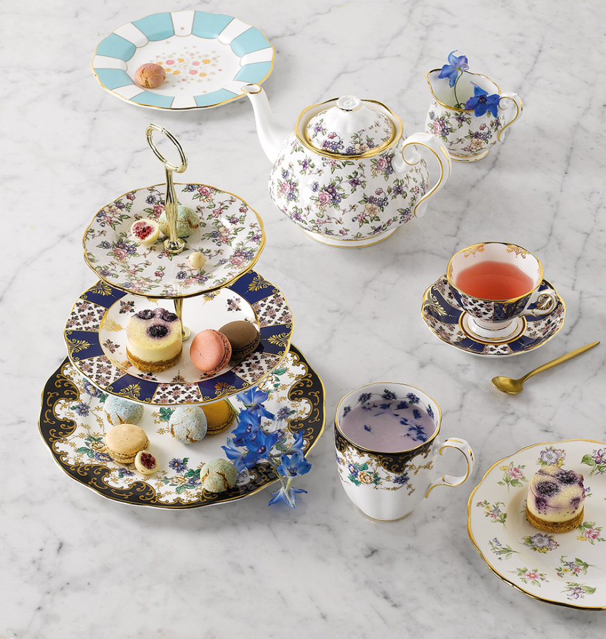 100 Years Teaware 1940 Teapot/Sugar/Creamer Set