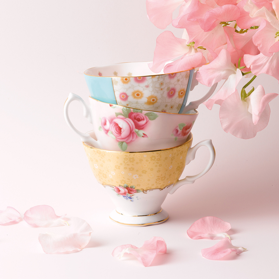 100 Years Teaware 10 Piece Set Cup & Saucer 1950-1990