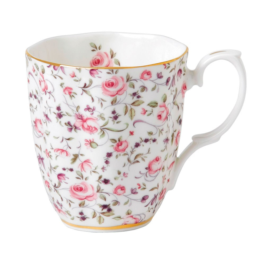 Rose Confetti Vintage Mug