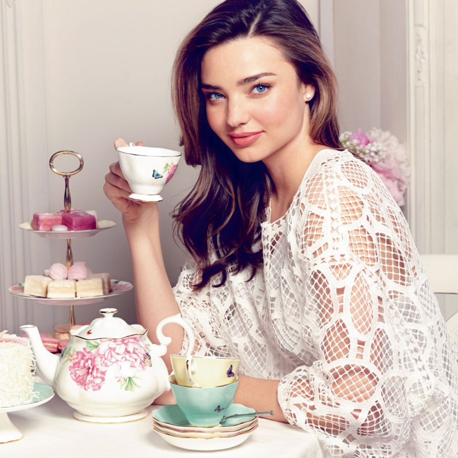 Miranda Kerr Gratitude Teacup, Saucer, Plate 20cm