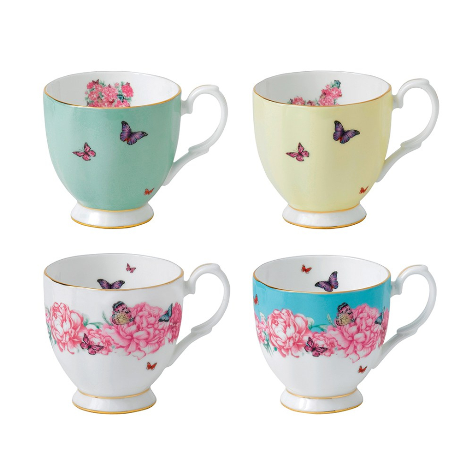 Miranda Kerr Set of 4 Vintage Mugs