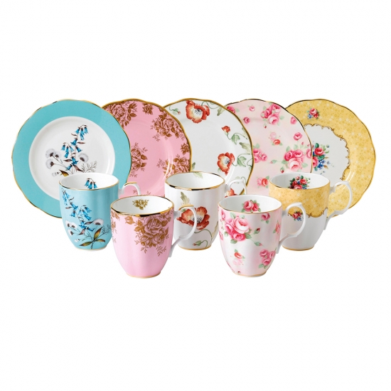 100 Years Teaware 1950-1990 Mug & Plate Set