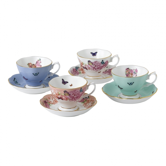 Miranda Kerr Friendship Teacups and Saucers, Set of 4