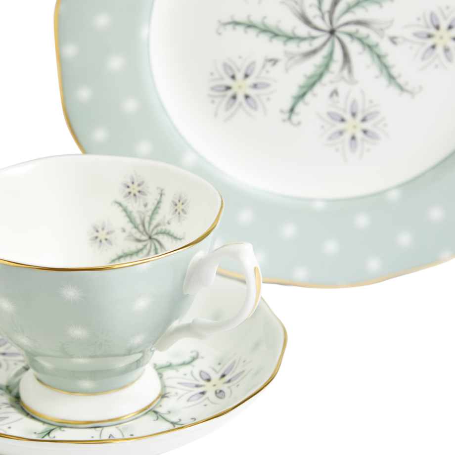 100 Years Teacup/Saucer/Plate Set 1950 Jubilee