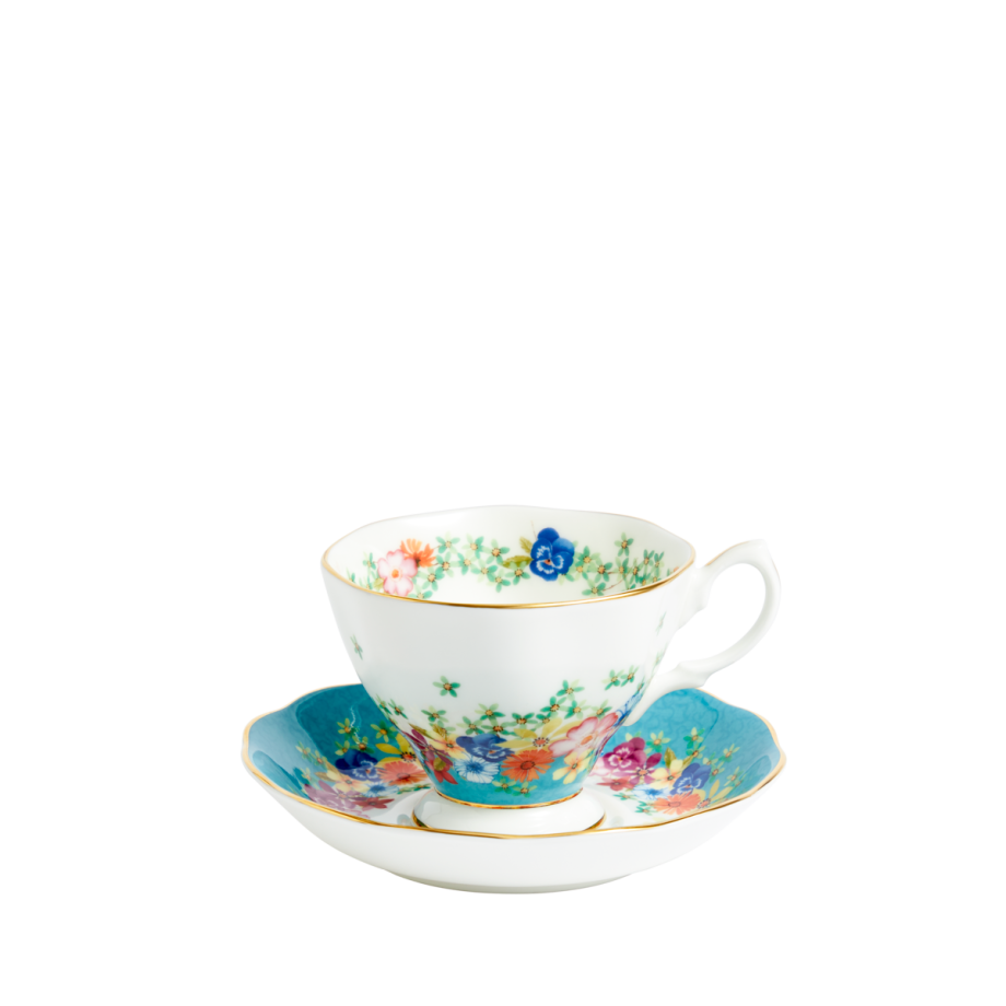 100 Years Teacup & Saucer 1940 Florence