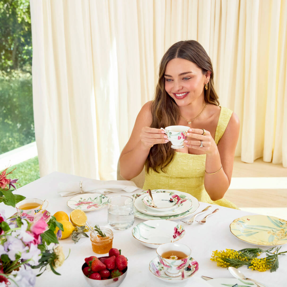 Miranda Kerr Australiana Teacup & Saucer White