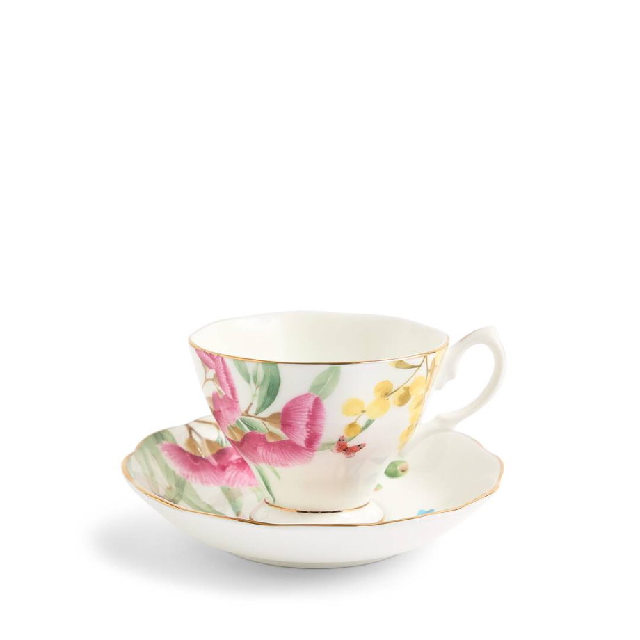 Miranda Kerr Australiana Teacup Saucer Plate WHT 3 pcs